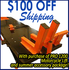 pro 1200 motorcycle lift sale